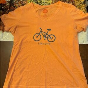 Life is Good Women’s V-neck Shirt